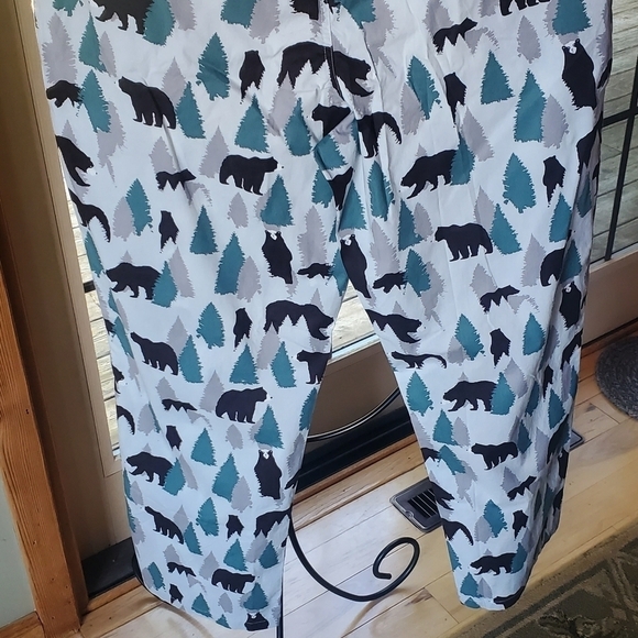 L.L. Bean Comfort Stretch Woven Sleep Pants Sz. XL Flint Bear NWT - Picture 5 of 13